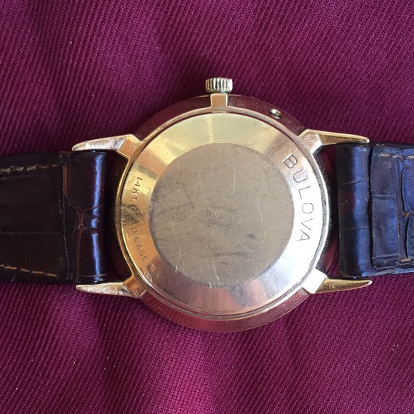 VTG 18k gold Rolex of Geneva alligator watch band - Picture 6 of 7